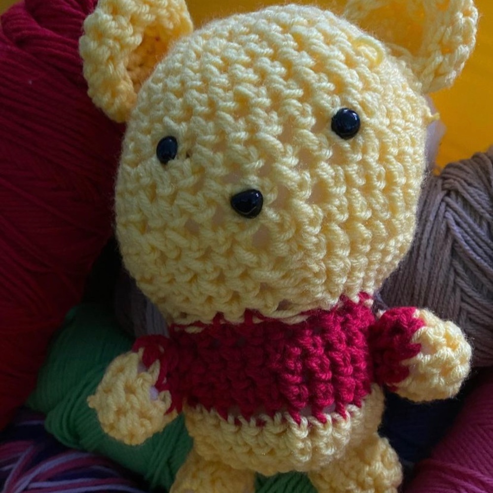 Cute crochet bear